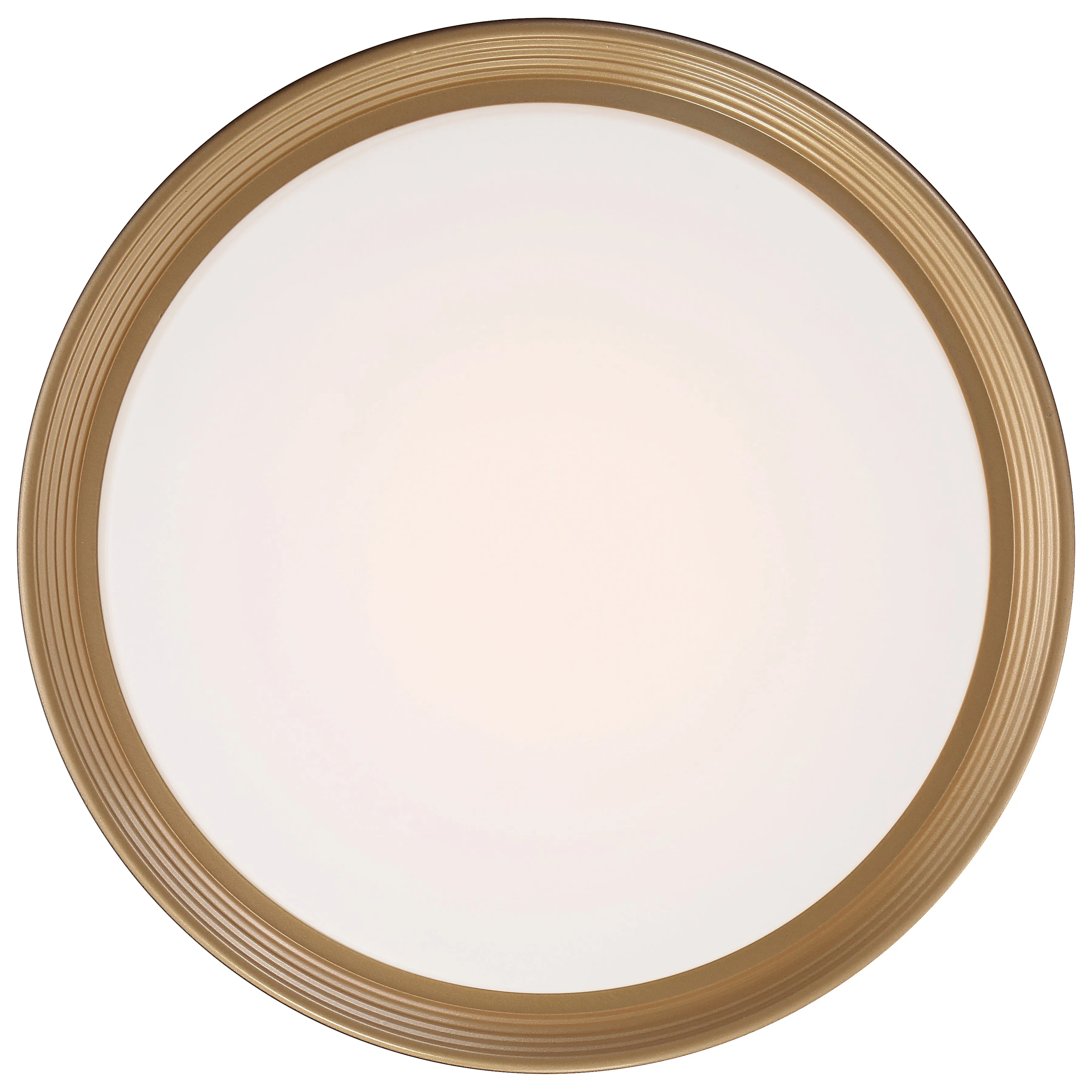 20" LED Flush Mount Ceiling Light, 2400 Lumens, 24W, 3000K, 120V, Matte Black Finish, Malaga Collection