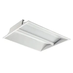 2x2 Architectural Advanced Edge-Lit Wing Design Troffer, 4140 Lumen Max, Wattage and CCT Selectable, 120-277V