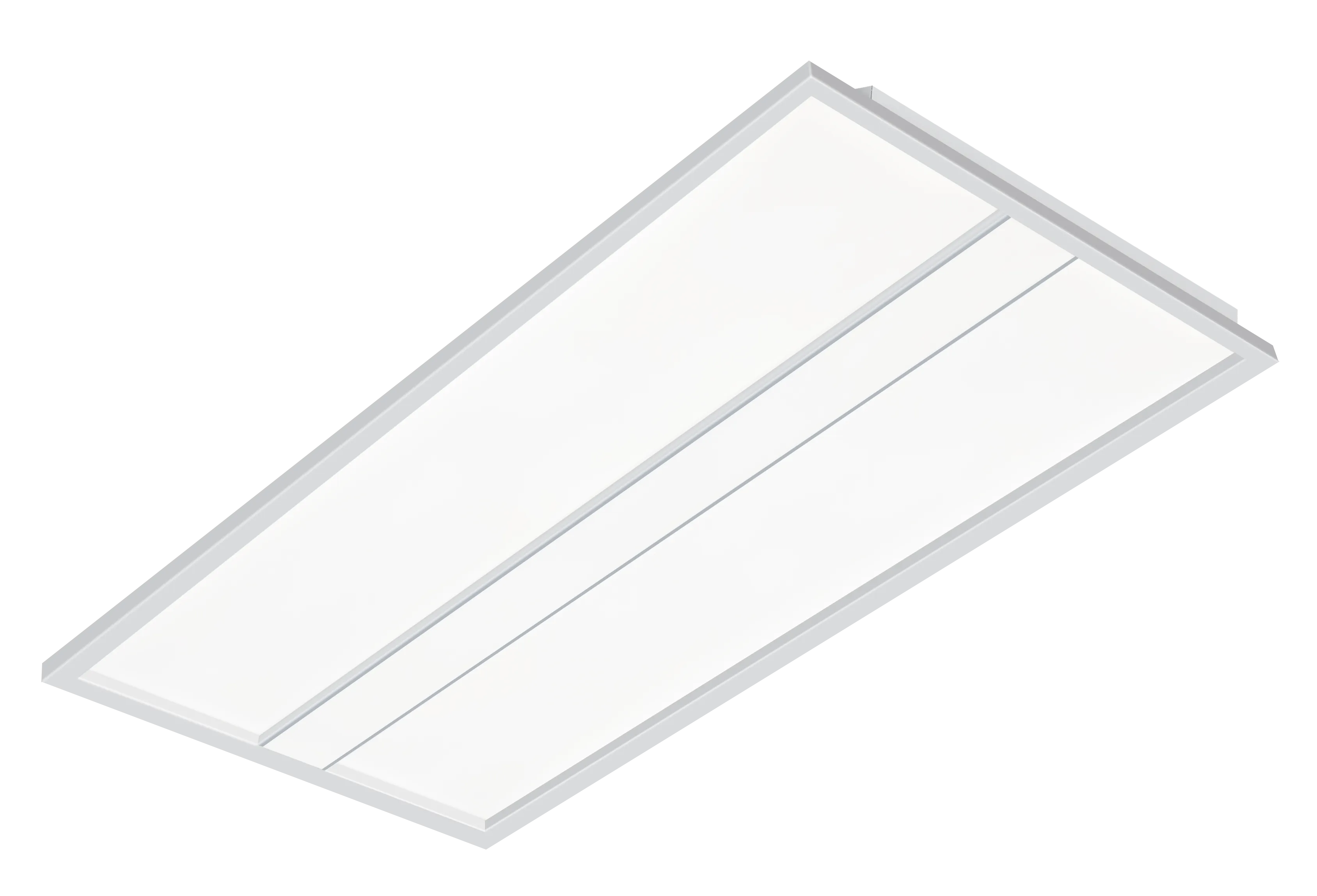 2x4 Back-Lit LED Designer Panel, 5500 Lumen Max, Wattage and CCT Selectable, Emergency Backup Option, 120-277V