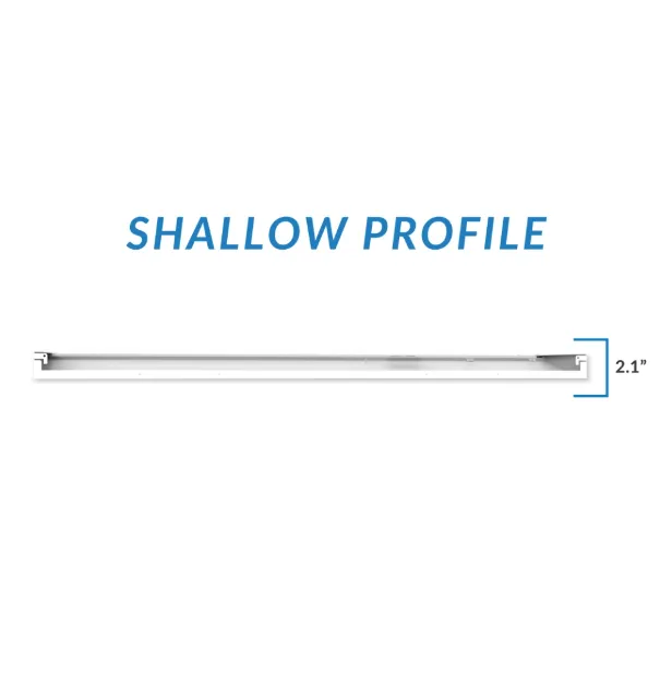 2x4 Foot LED Volumetric Troffer, 4000 Lumen Max, Wattage and CCT Selectable, 120-277V