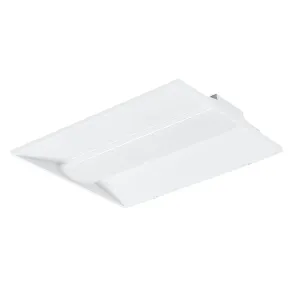 2x4 LED Center Basket Troffer: C-Line, 6250 Lumen Max, Wattage and CCT Selectable, 120-277V