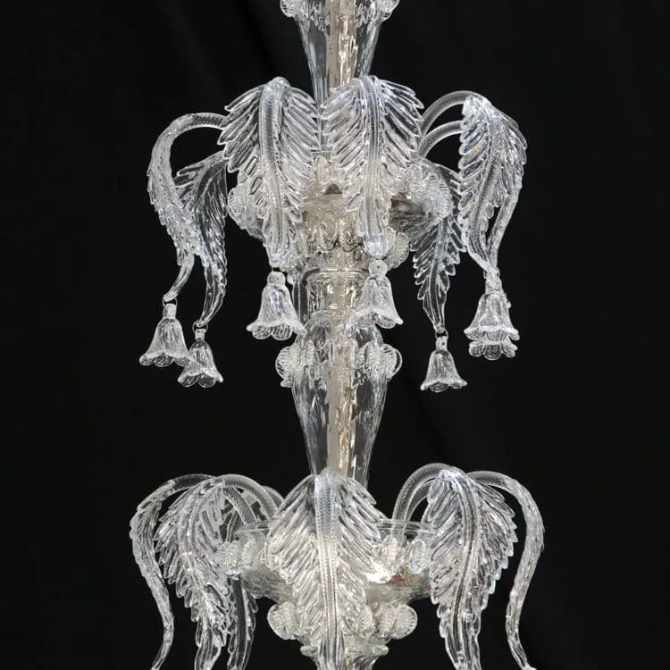32 Light Rezzonico Style Murano Glass Chandelier
