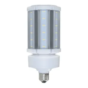 36 Watt LED Corn Lamp, 3000K, 120-277V, E26/E39 Base