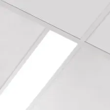 4FT Slim 4" Linear Recessed Light, 3400 Lumen Max, Wattage and CCT Selectable, 110-277V