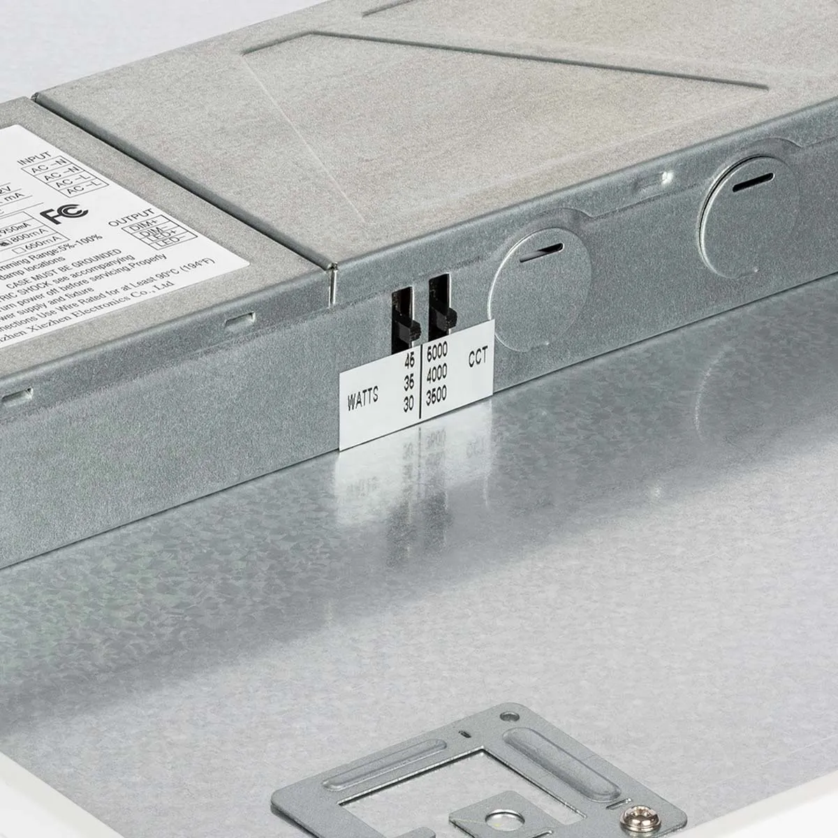 4PK 2x4 Edge Lit Flat Panel, 5,046 Lumen Max, Wattage and CCT Selectable, 120-277V