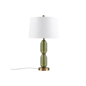 510 Design 26.5 Zirconia Faceted Table Lamp - GREEN ONE SIZE
