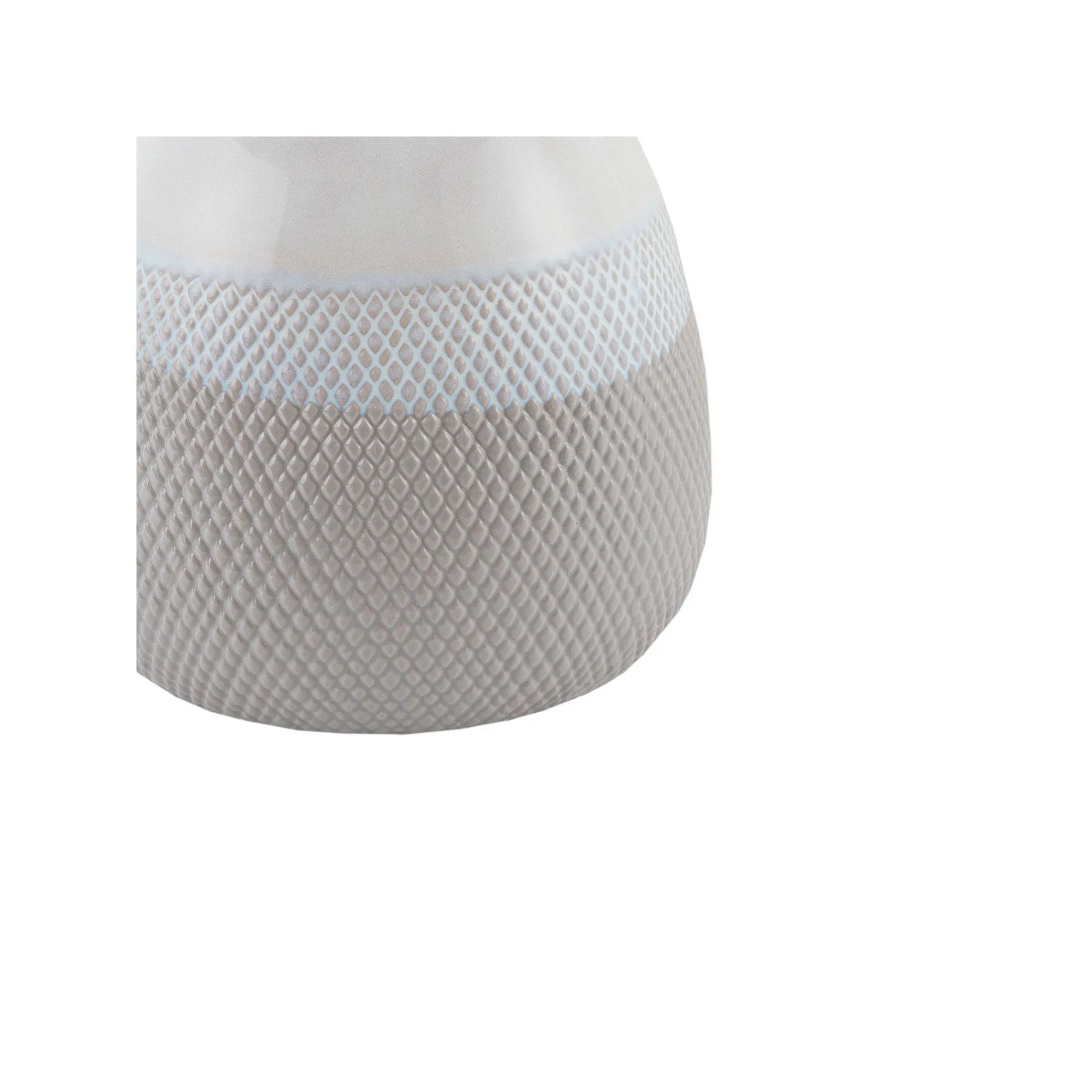510 Design Driggs Ceramic Textured Table Lamp - GREY ONE SIZE