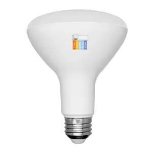 6PK BR Series: 5-CCT LED Bulb, PAR38 100W Equivalent, 13W, 120V