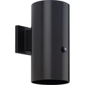 6" LED Outdoor Aluminum Wall Mount Cylinder with Photocell
