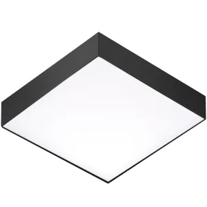 8.5" SQ LED Flush Mount, 1,280 Lumens, 18W, 3000K, 120V, White, Black, or Satin Nickel