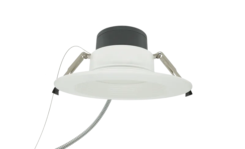 8" Architectural Downlight, 5000 Lumen Max, Wattage and CCT Selectable, 120-277V, White