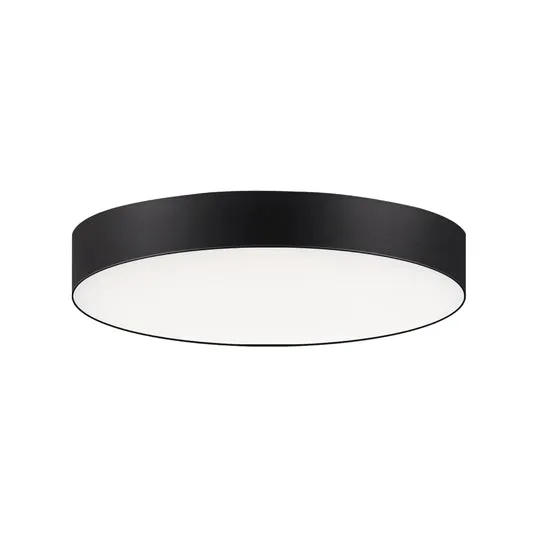 9" LED Flush Mount, 1,280 Lumens, 18W, 3000K, 120-277V, Black or White Finish