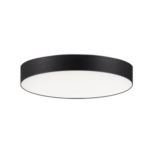 9" LED Flush Mount, 1,280 Lumens, 18W, 3000K, 120-277V, Black or White Finish