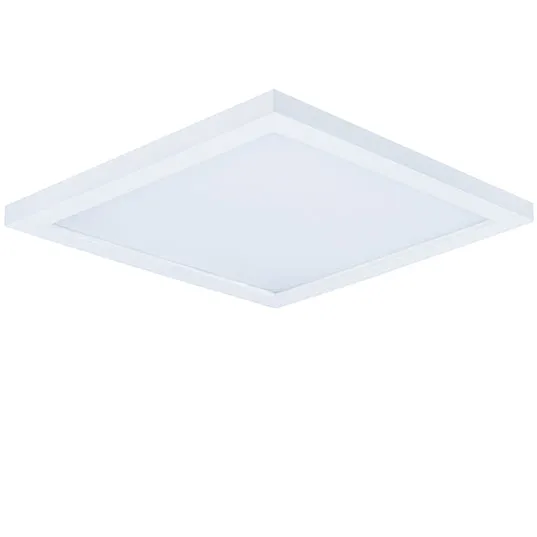9" LED Square Wafer Surface Mount, 2,250 Lumens, 20W, 3000K CCT, 120-277V, Black, White, Bronze, or Satin Nickle Finish