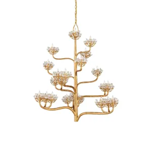Agave Americana Gold Chandelier