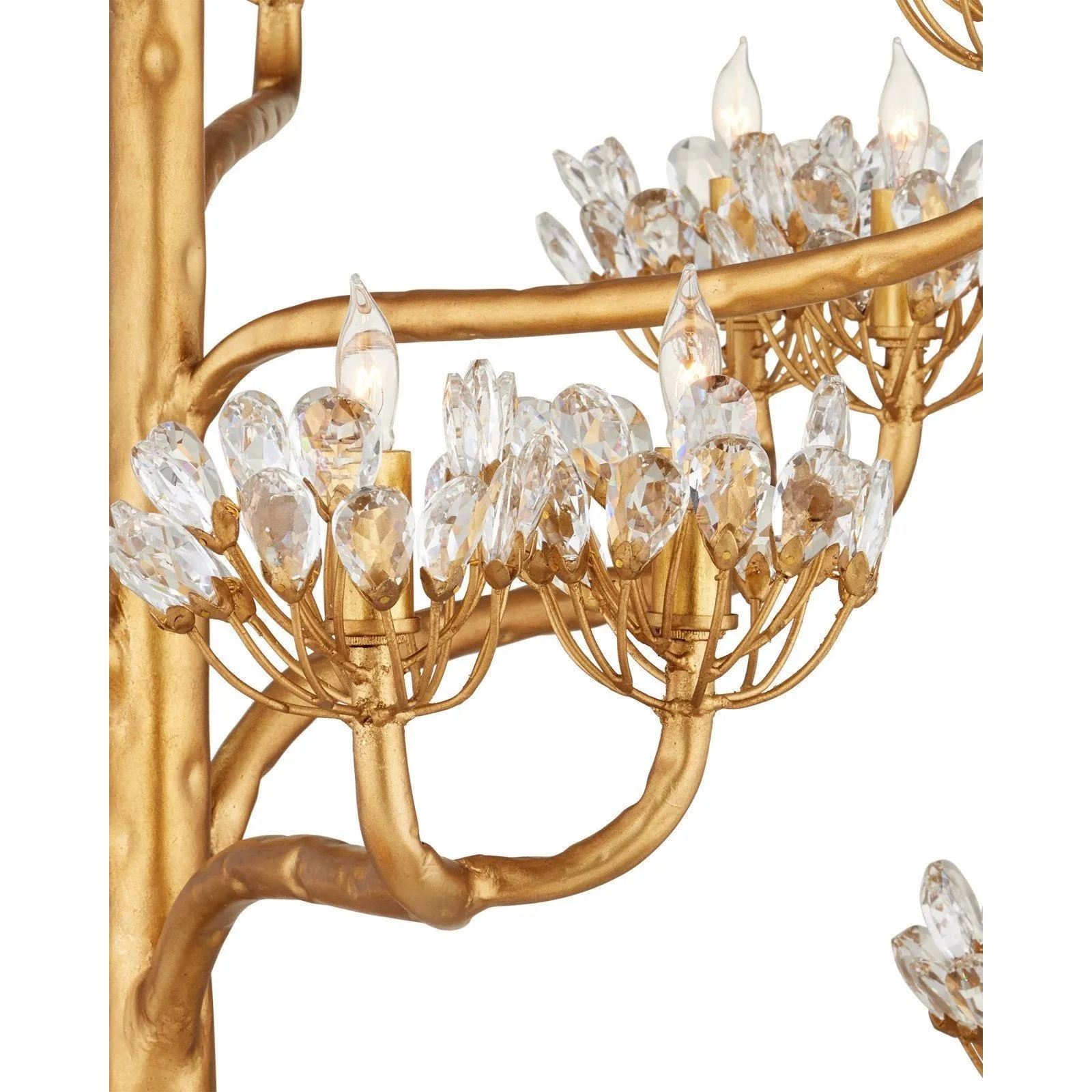 Agave Americana Gold Chandelier
