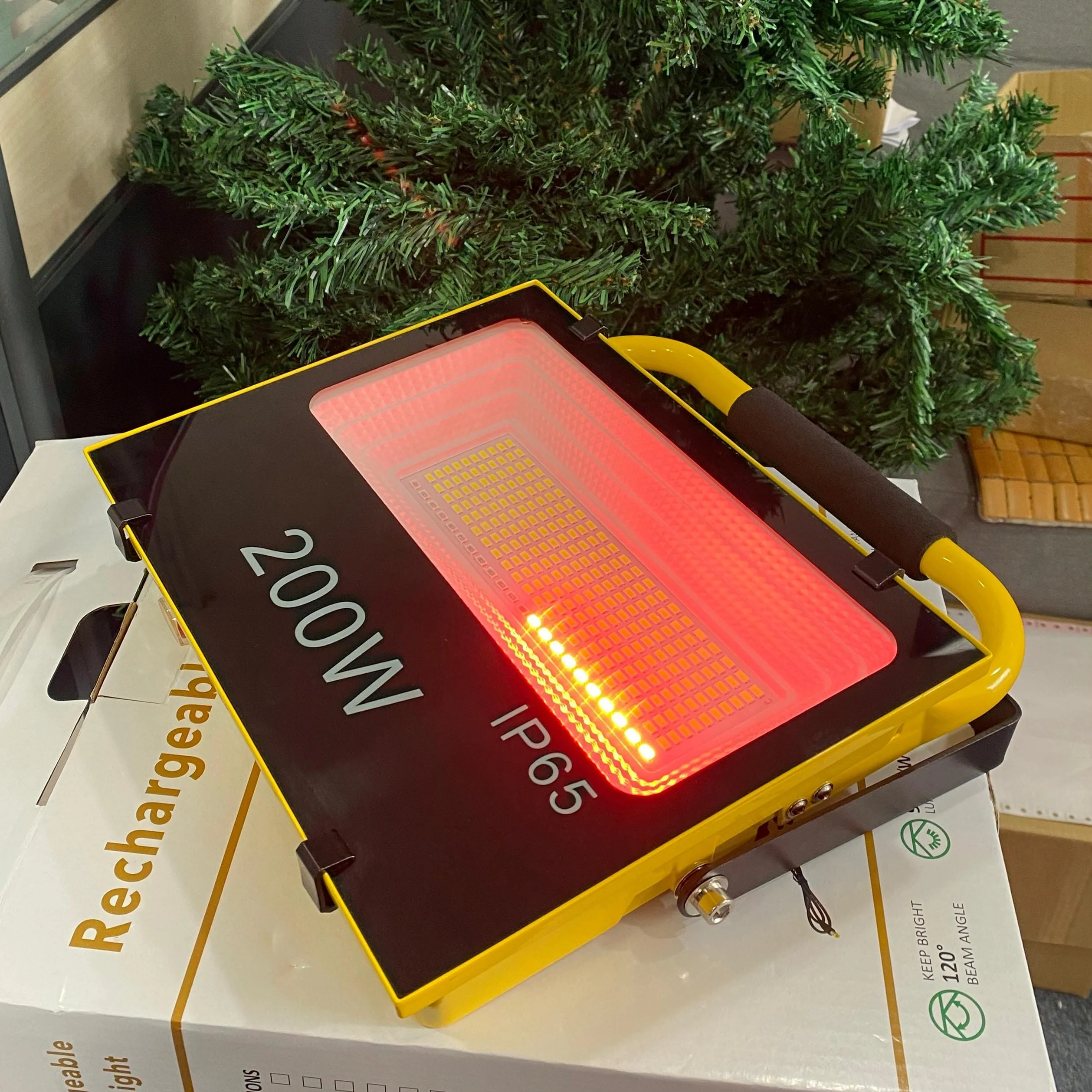 AIKO 200W LED Rechargeable Sport Lamp Flood Light | Model: LED-GYRLF200A2