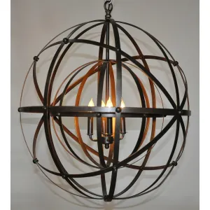 Alchemy Chandelier - Black Metal