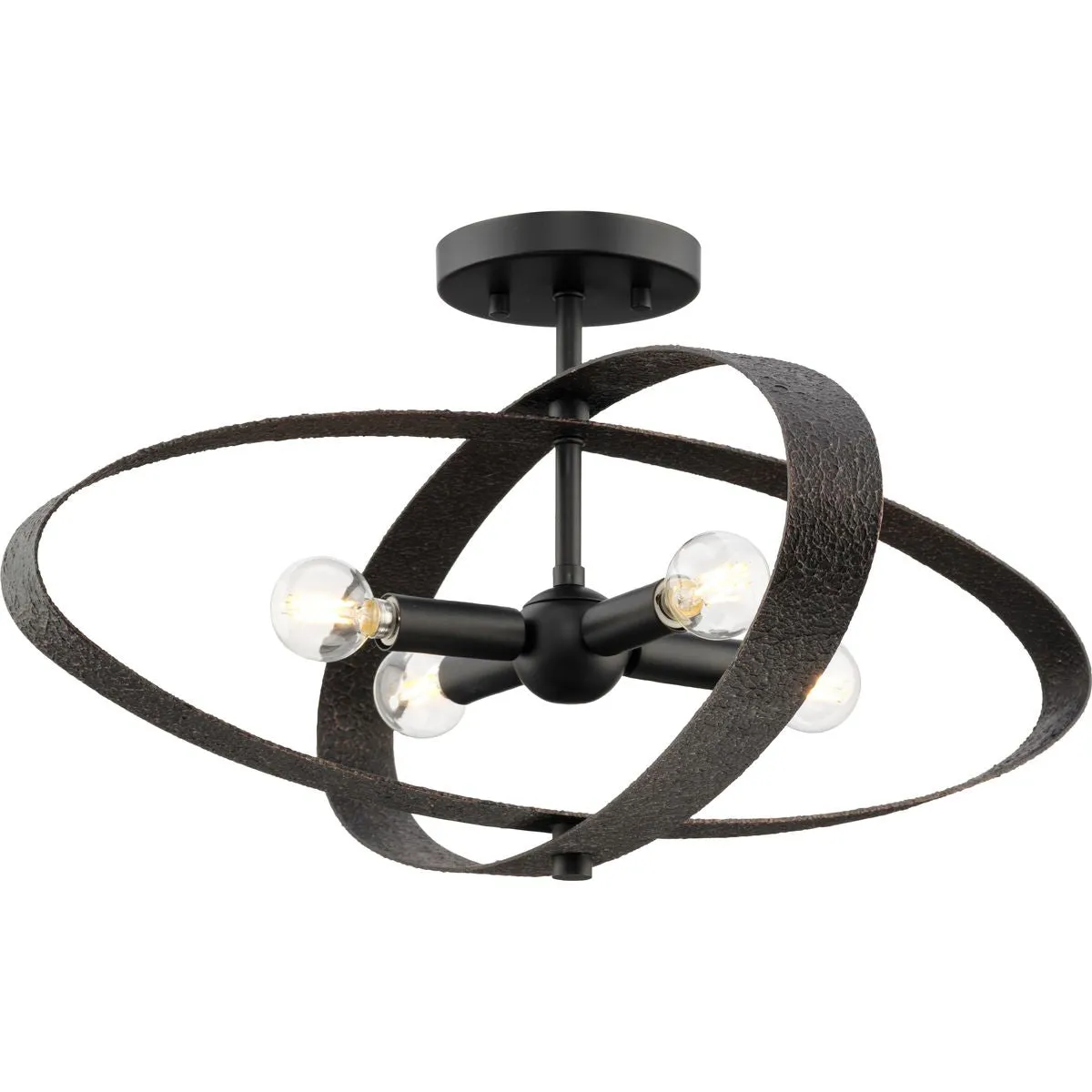 Allegheny Collection Four-Light 24" Semi-Flush Mount Light
