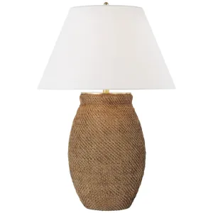 Arden Large Table Lamp - Natural Rattan