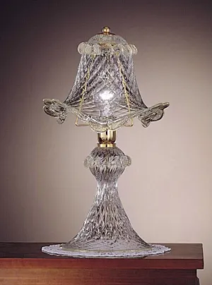 Bell-Shaped Murano Glass Table Light