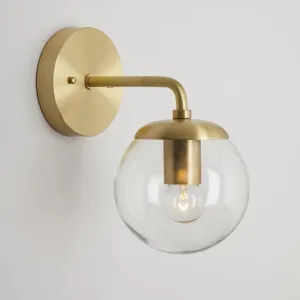 Bennington (Clear) | Elbow Sconce