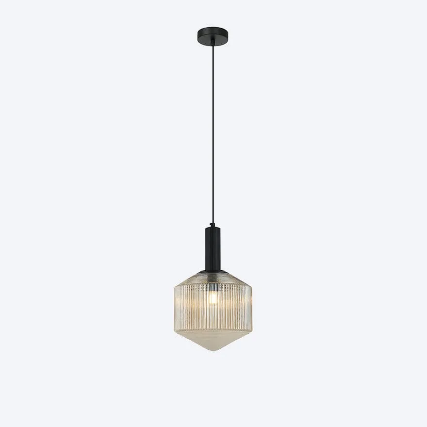 CAMILLA GLASS RIBBED PENDANT