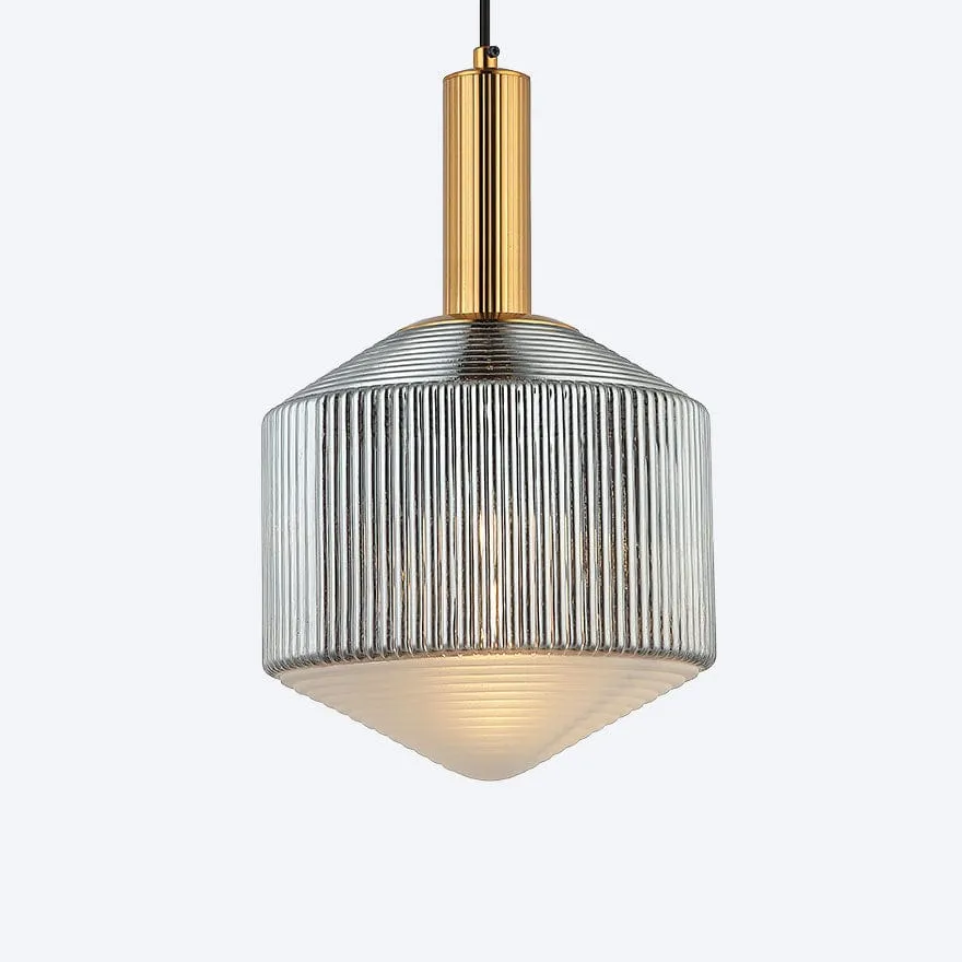 CAMILLA GLASS RIBBED PENDANT