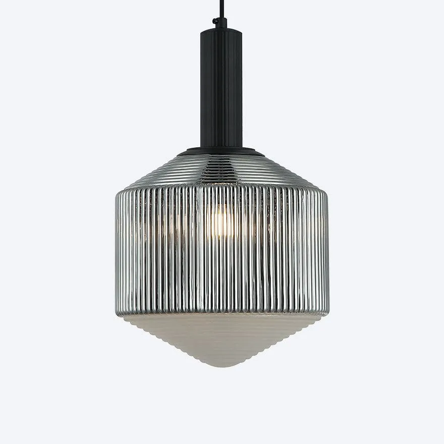 CAMILLA GLASS RIBBED PENDANT