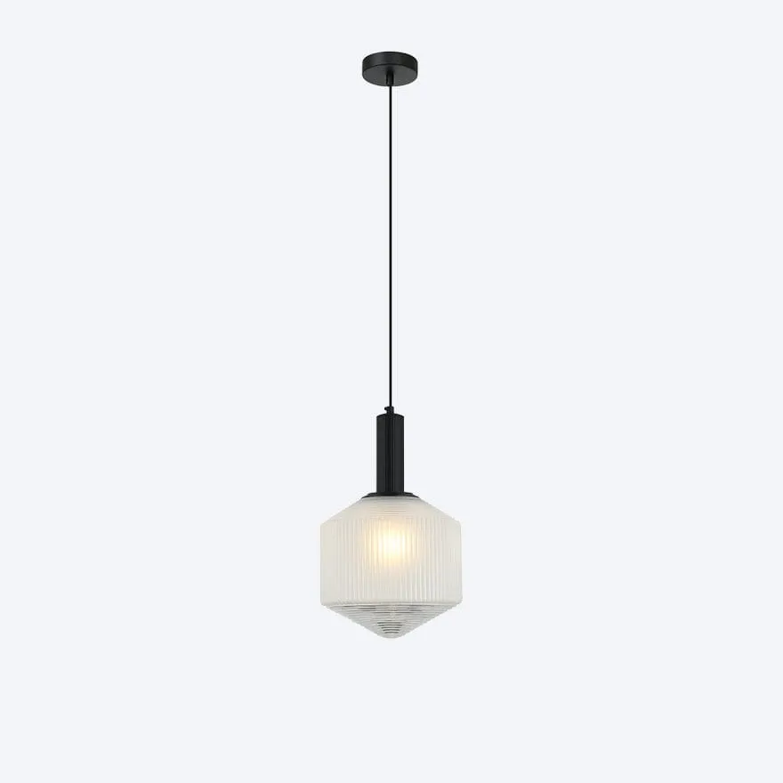 CAMILLA GLASS RIBBED PENDANT