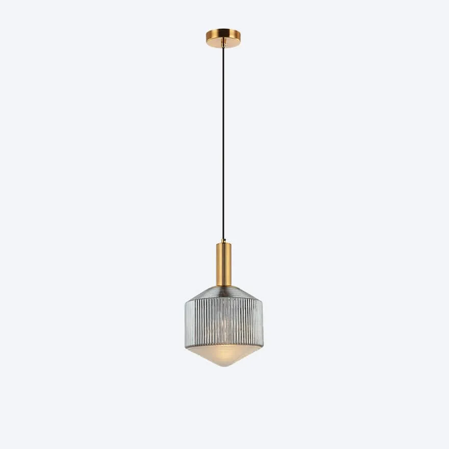 CAMILLA GLASS RIBBED PENDANT