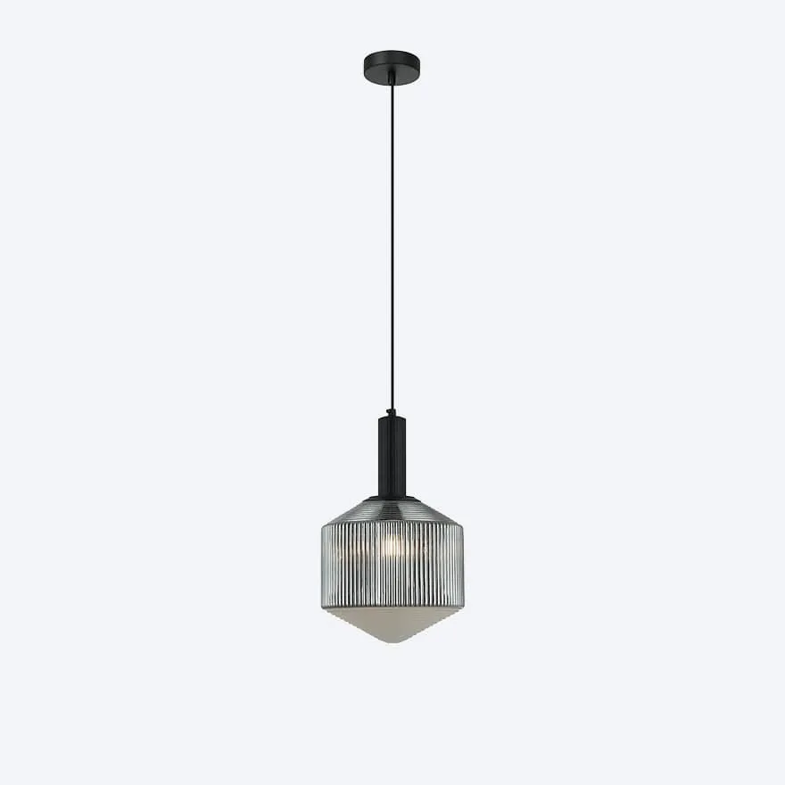 CAMILLA GLASS RIBBED PENDANT