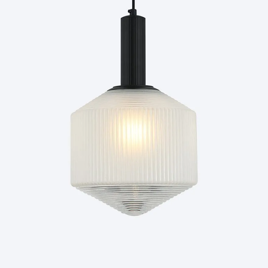 CAMILLA GLASS RIBBED PENDANT