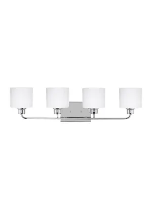 Canfield Collection - Four Light Wall / Bath | Finish: Chrome - 4428804-05