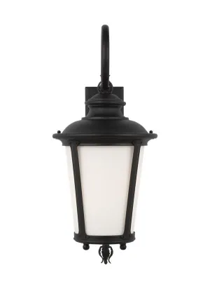 Cape May Collection - One Light Outdoor Wall Lantern | Finish: Black - 88242-12