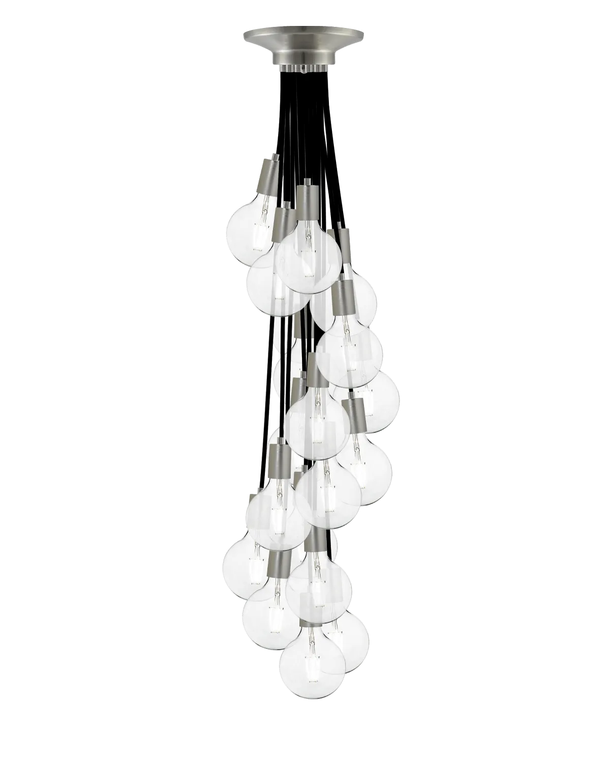 Cluster Chandelier - Staggered: Design Your Own 19 Pendant