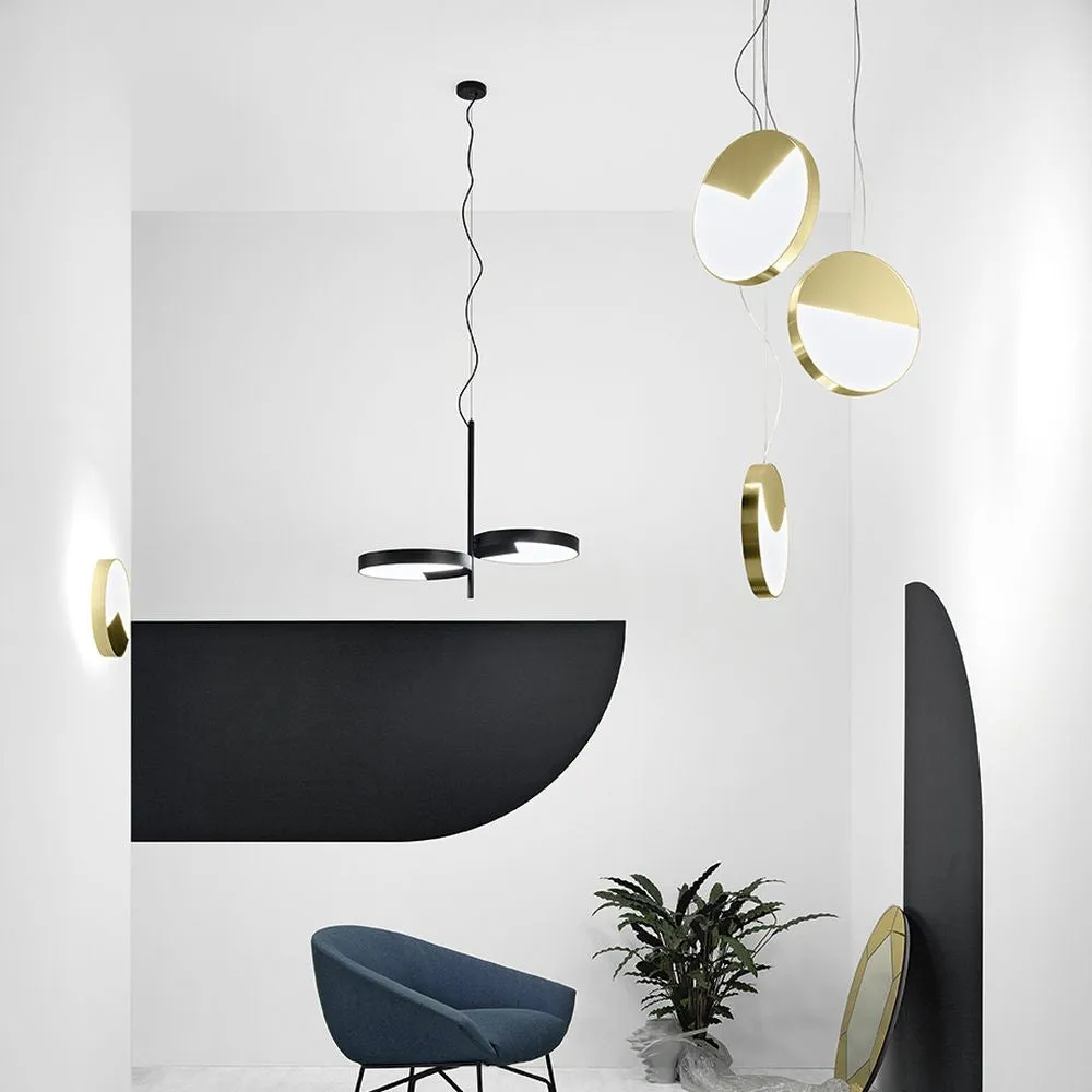 Contemporary Interchangeable Metal Ceiling Pendant