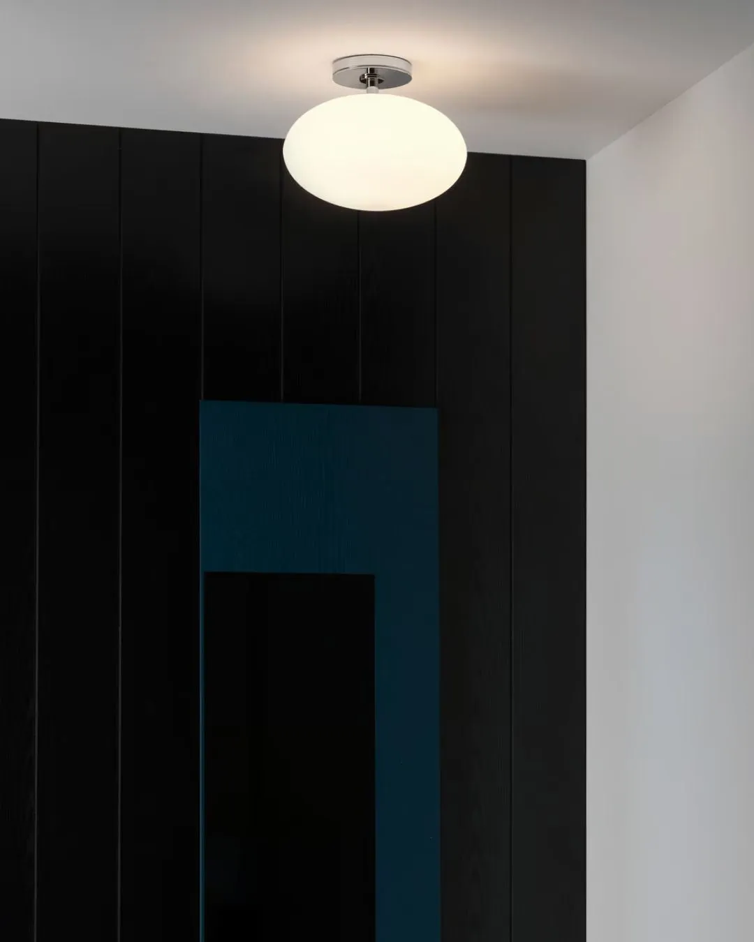 Contemporary Opal Glass Ceiling Light