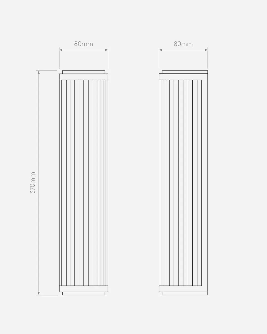 Contemporary Vanity Light | Assorted Finishes