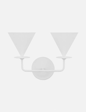 Cornet Double Sconce by Christiane Lemieux