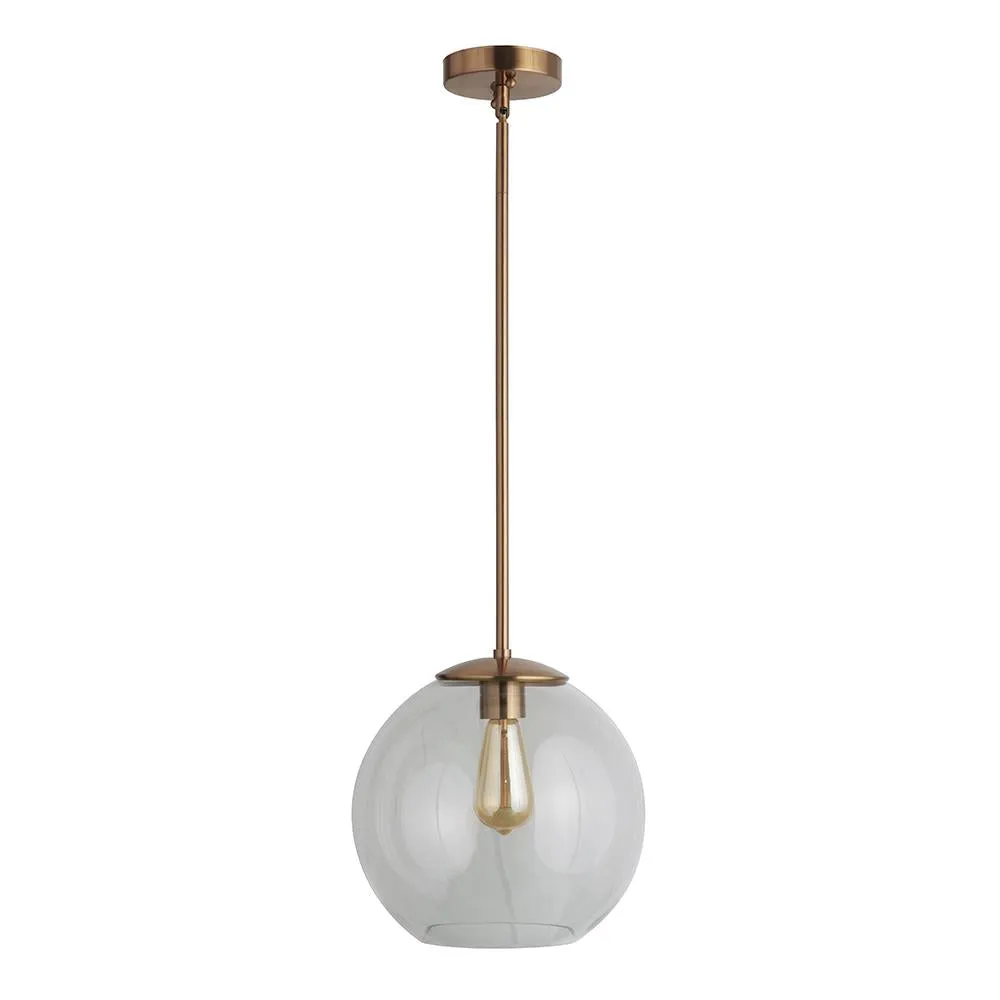 Dolby 1 Light Pendant - Brass