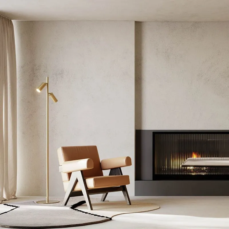 Double Headed Floor Lamp