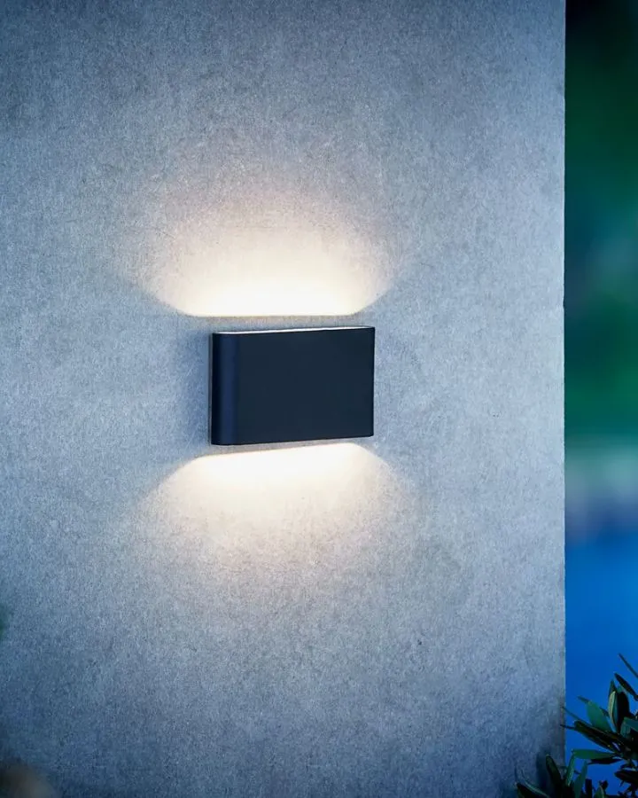 Elegant Up & Down Wall Light | Assorted Colours