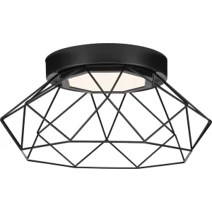 Geodesic LED Flush Mount Light