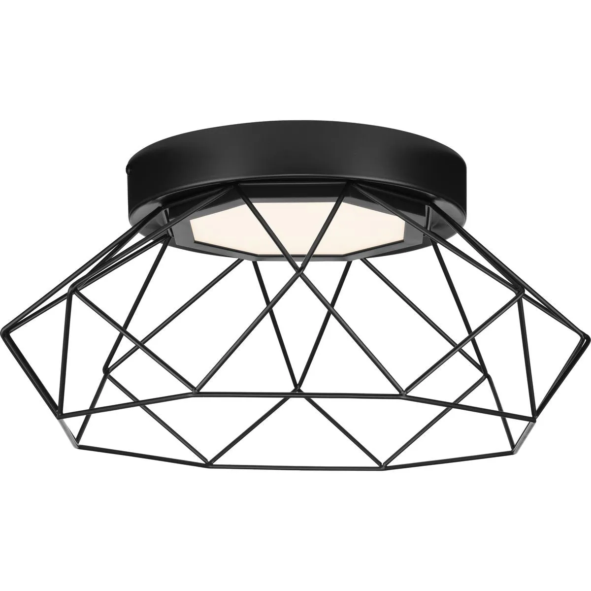 Geodesic LED Flush Mount Light