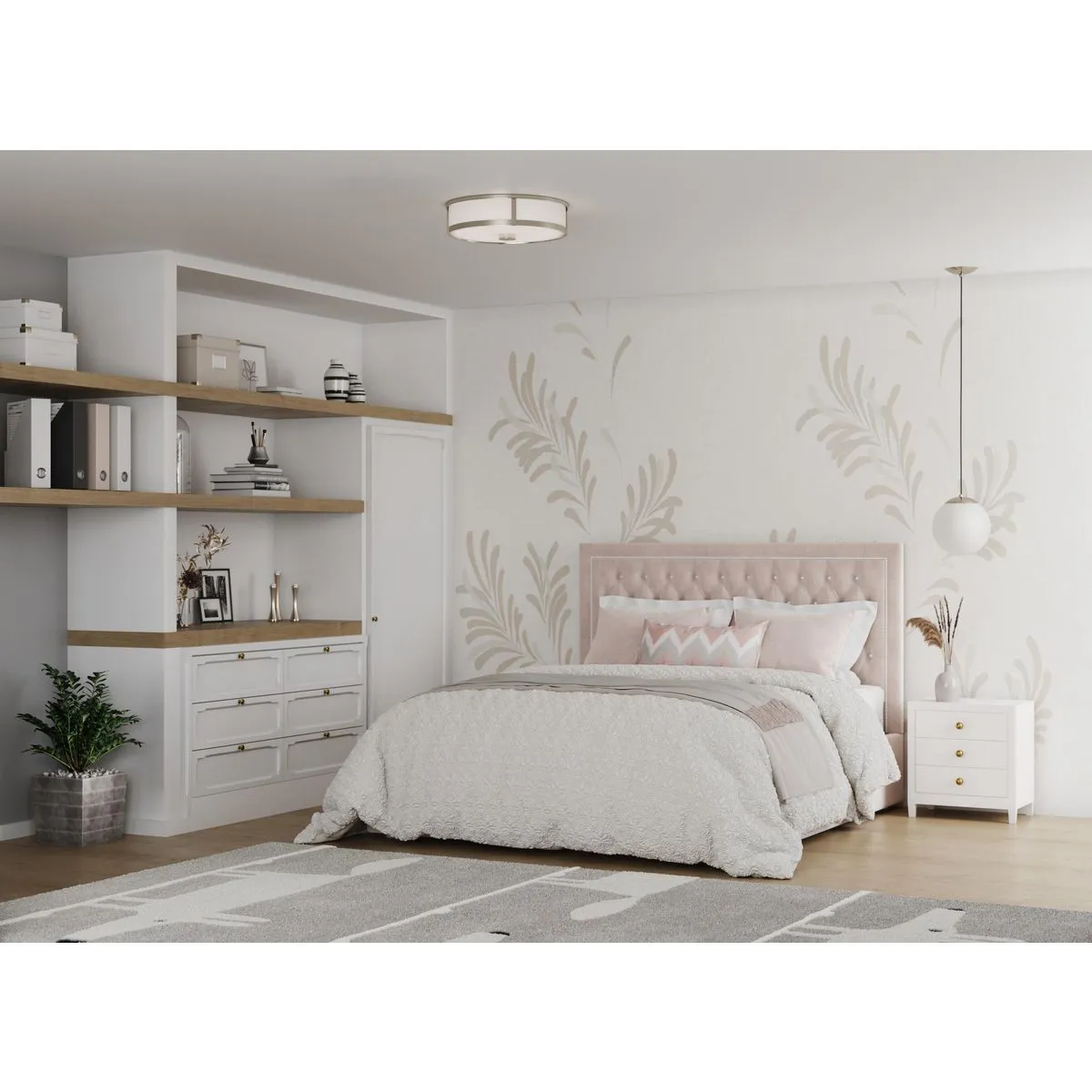 Gilliam Collection Three-Light Flush Mount