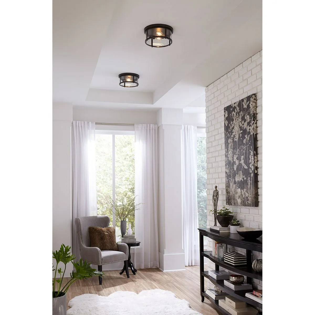 Gunther Collection 12-5/8" Flush Mount