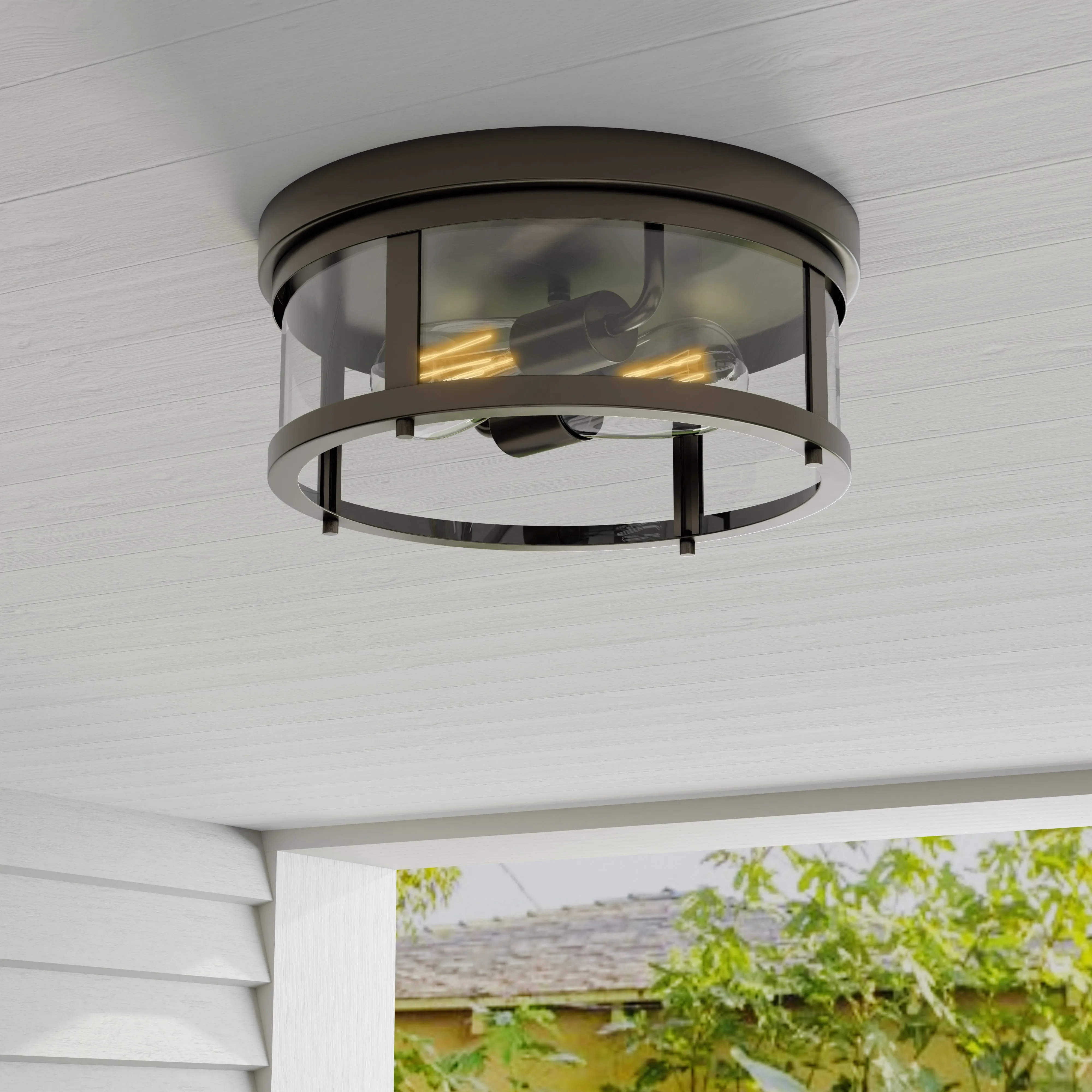 Gunther Collection 12-5/8" Flush Mount