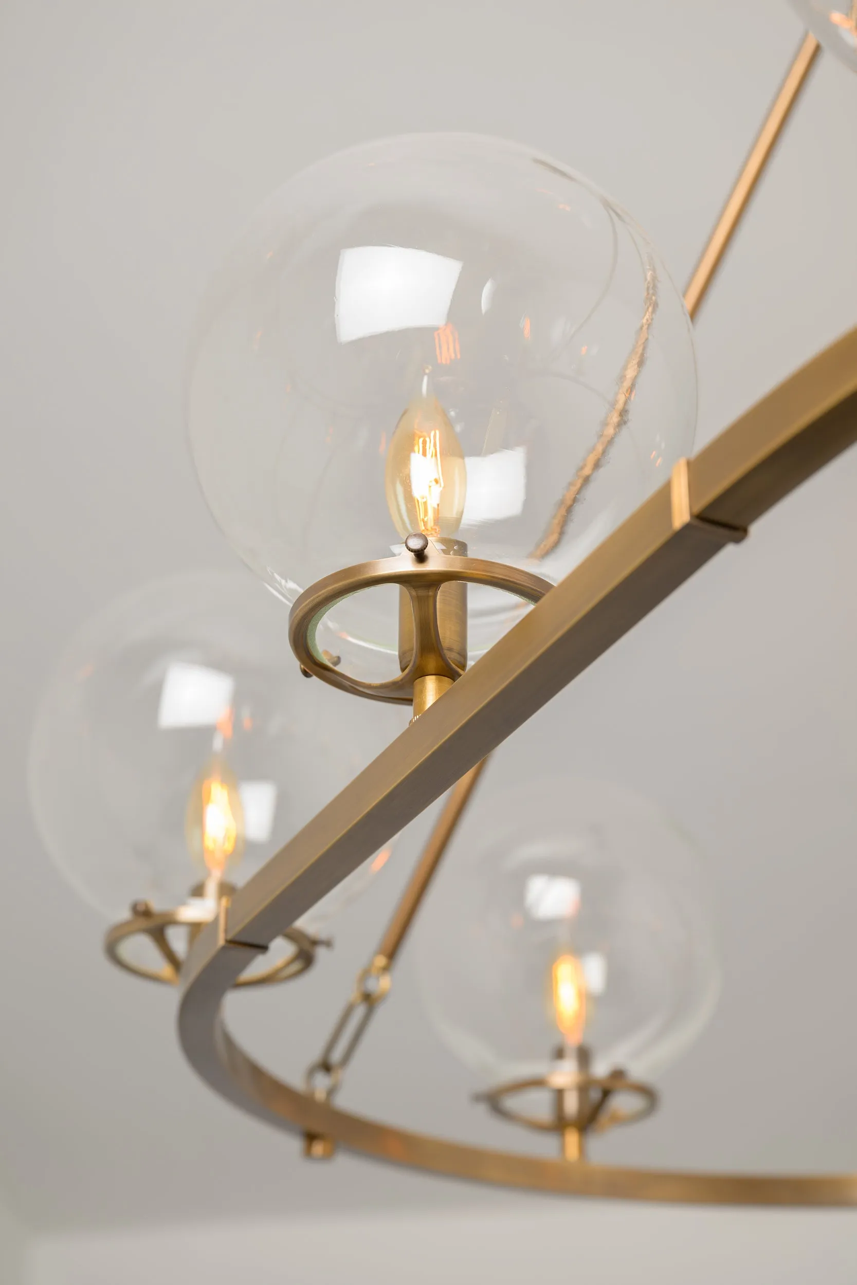 Hamilton (Clear) | Grand Oval Chandelier