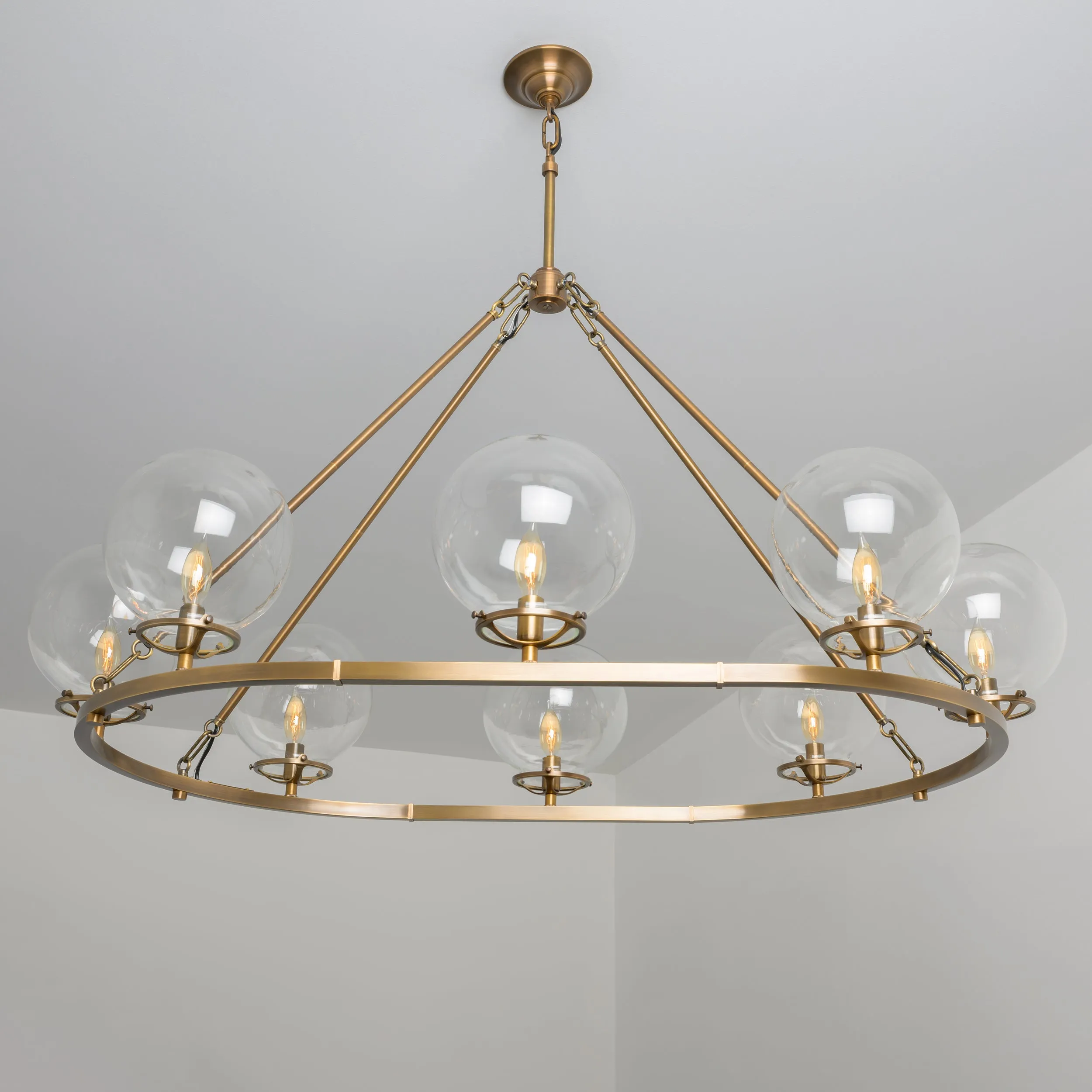 Hamilton (Clear) | Grand Oval Chandelier